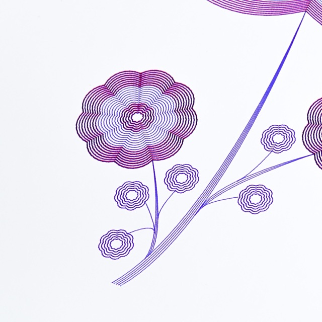 Flinqué Flower II · vue 3
