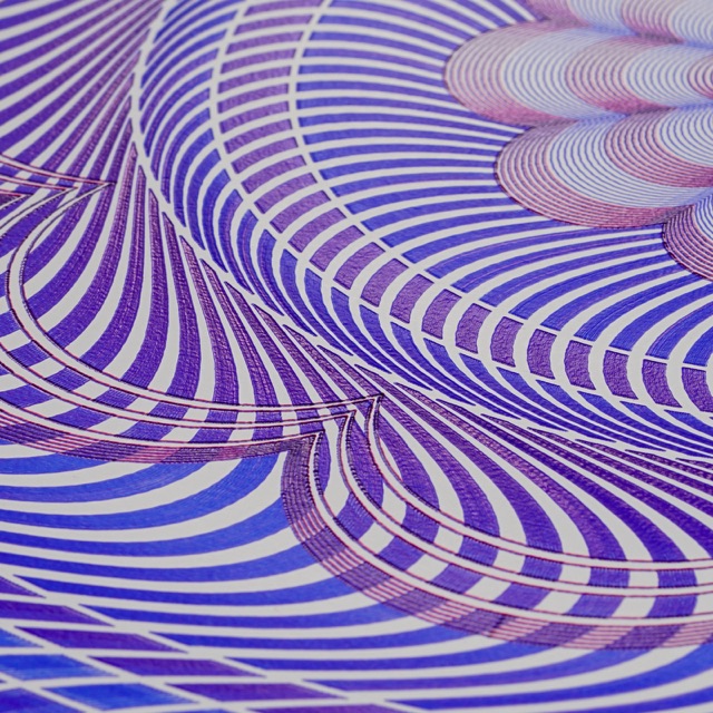 Flinqué Mosaïque Blue · vue 4