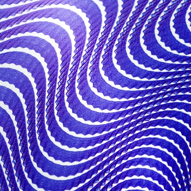 Guilloché Faible Amplitude Blue · vue 4
