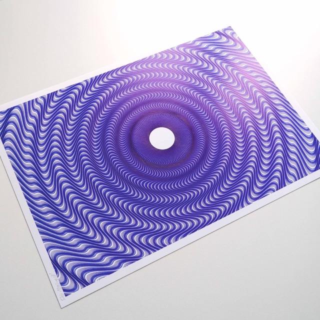 Guilloché Haute Amplitude Blue · vue 7
