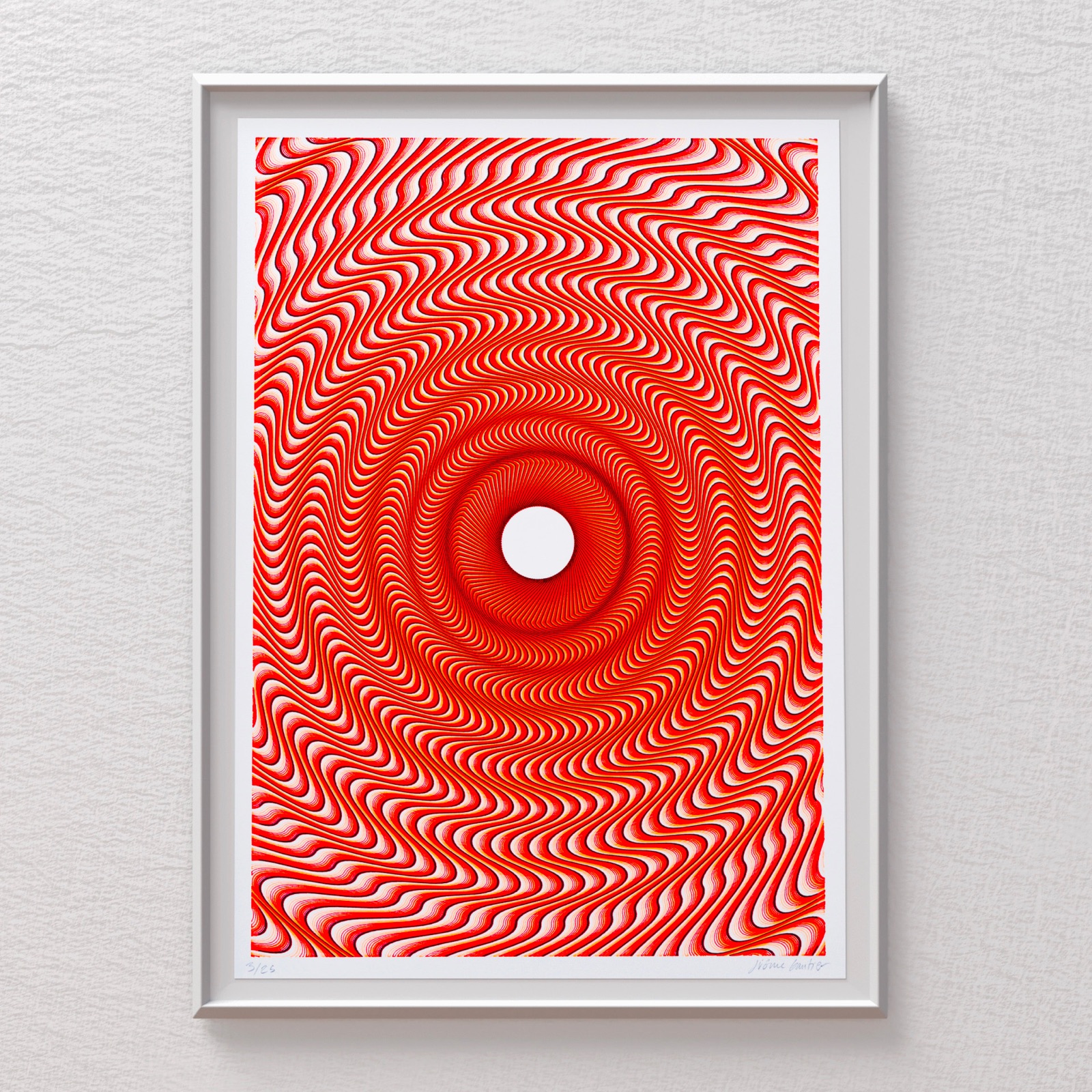 Guilloché Haute Amplitude Orange