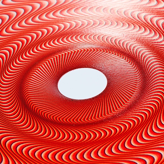 Guilloché Haute Amplitude Orange · vue 3