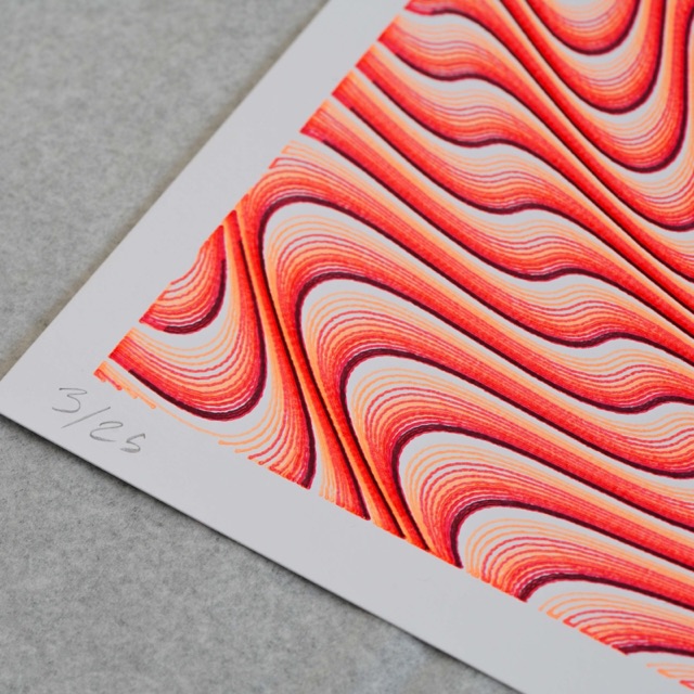 Guilloché Haute Amplitude Orange · vue 7