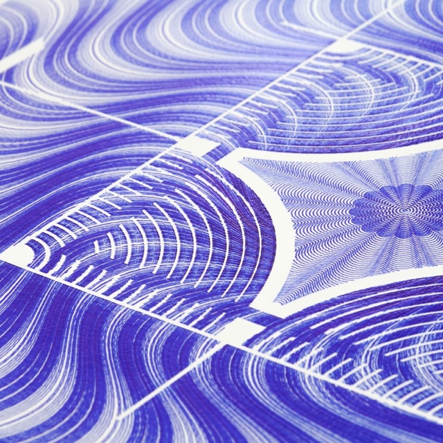 Guilloché Mosaïque Blue · vue 3