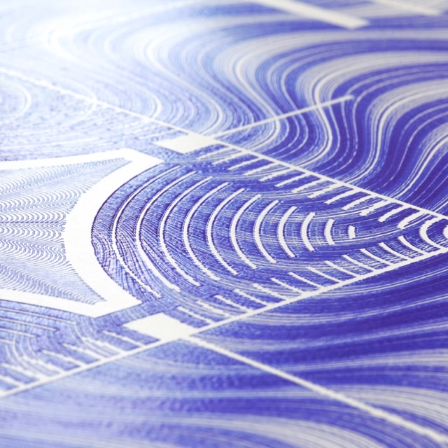 Guilloché Mosaïque Blue · vue 4