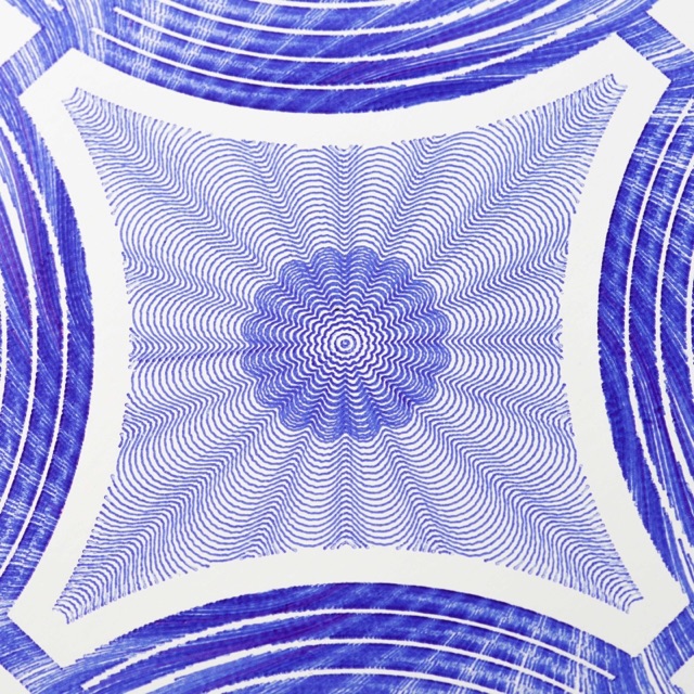 Guilloché Mosaïque Blue · vue 6